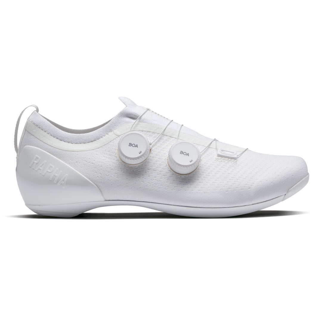 Rapha Pro Team Powerweave Road Shoes (White Alyssum/Micro Chip) - Dragonspine Cycling