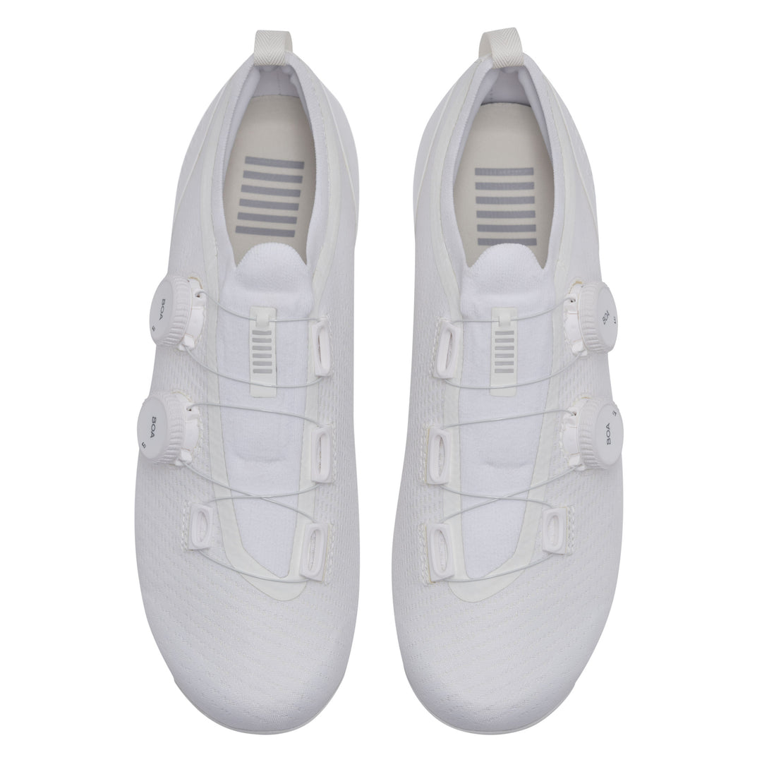 Rapha Pro Team Powerweave Road Shoes (White Alyssum/Micro Chip) - Dragonspine Cycling