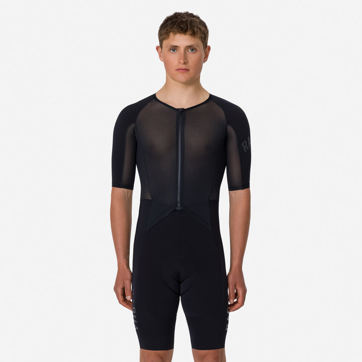 Rapha Men's Pro Team Summer Roadsuit (Black/Grey) - Dragonspine Cycling