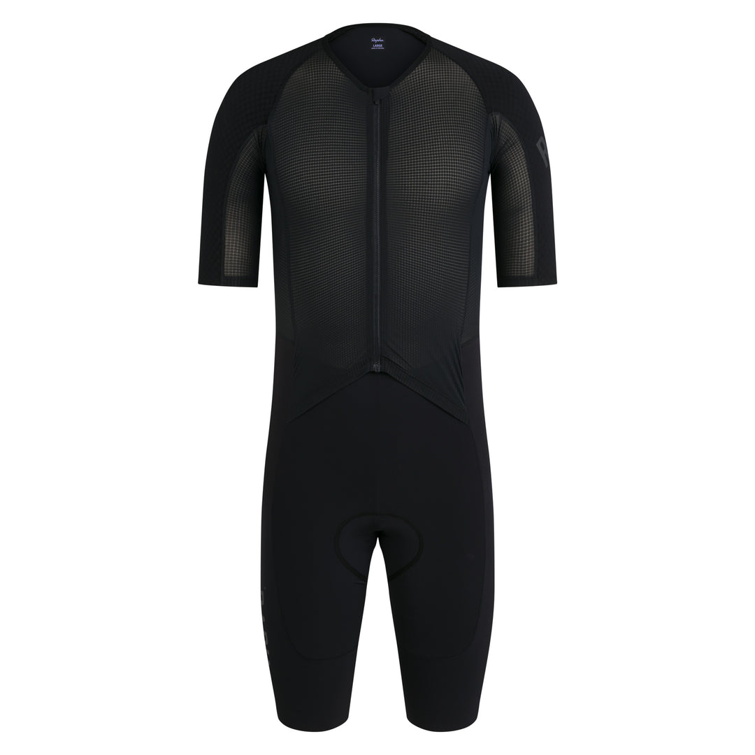 Rapha Men's Pro Team Summer Roadsuit (Black/Grey) - Dragonspine Cycling