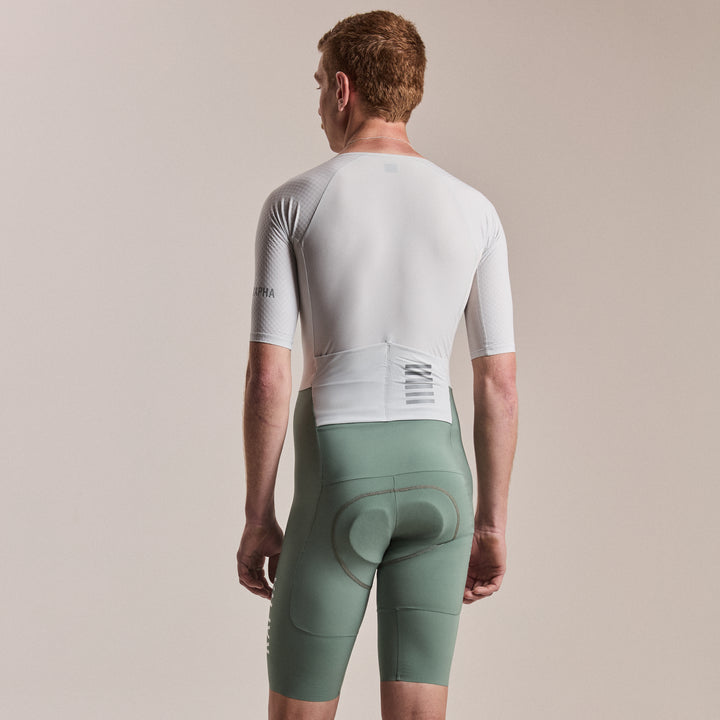 Rapha Men's Pro Team Summer Roadsuit (Silver/Laurel) - Dragonspine Cycling
