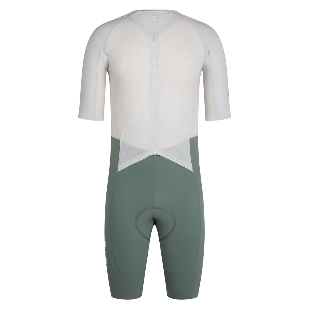 Rapha Men's Pro Team Summer Roadsuit (Silver/Laurel) - Dragonspine Cycling