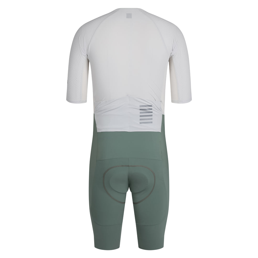 Rapha Men's Pro Team Summer Roadsuit (Silver/Laurel) - Dragonspine Cycling