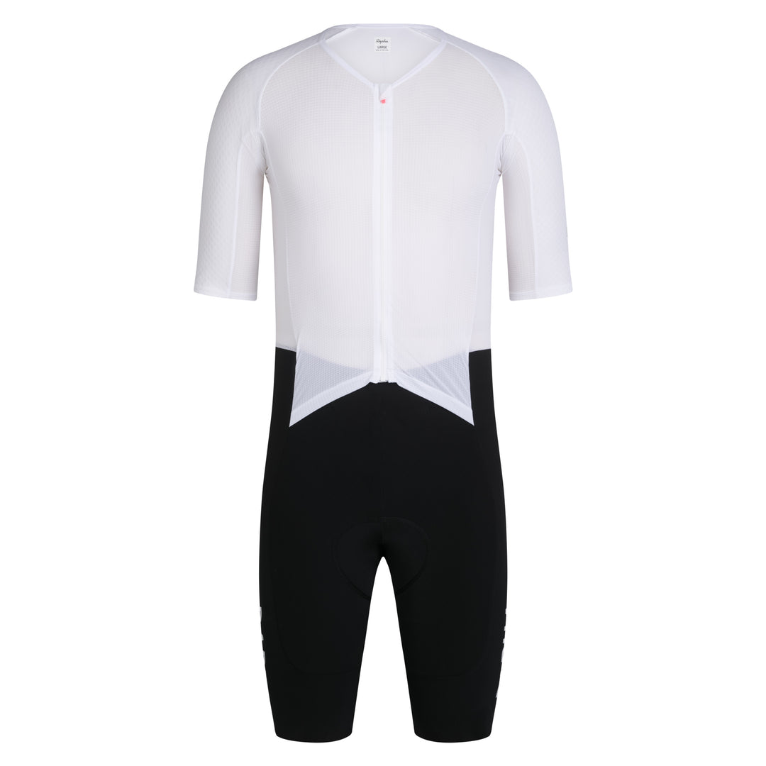 Rapha Men's Pro Team Summer Roadsuit (White/Black) - Dragonspine Cycling