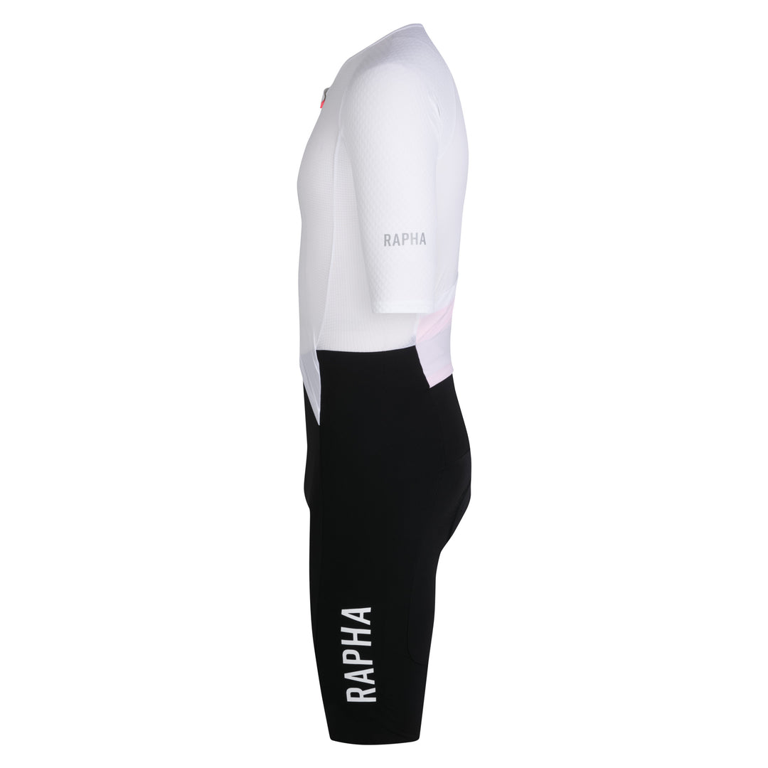 Rapha Men's Pro Team Summer Roadsuit (White/Black) - Dragonspine Cycling