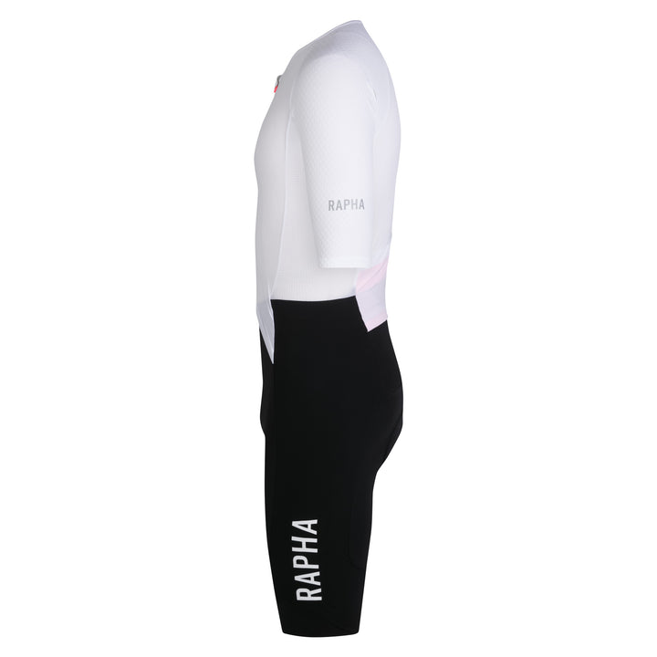 Rapha Men's Pro Team Summer Roadsuit (White/Black) - Dragonspine Cycling