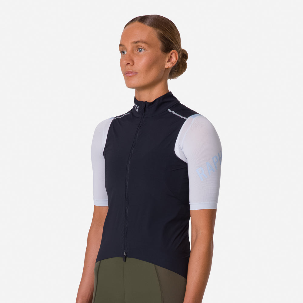 Rapha Women's Pro Team Gilet II (Black/Silver) - Dragonspine Cycling