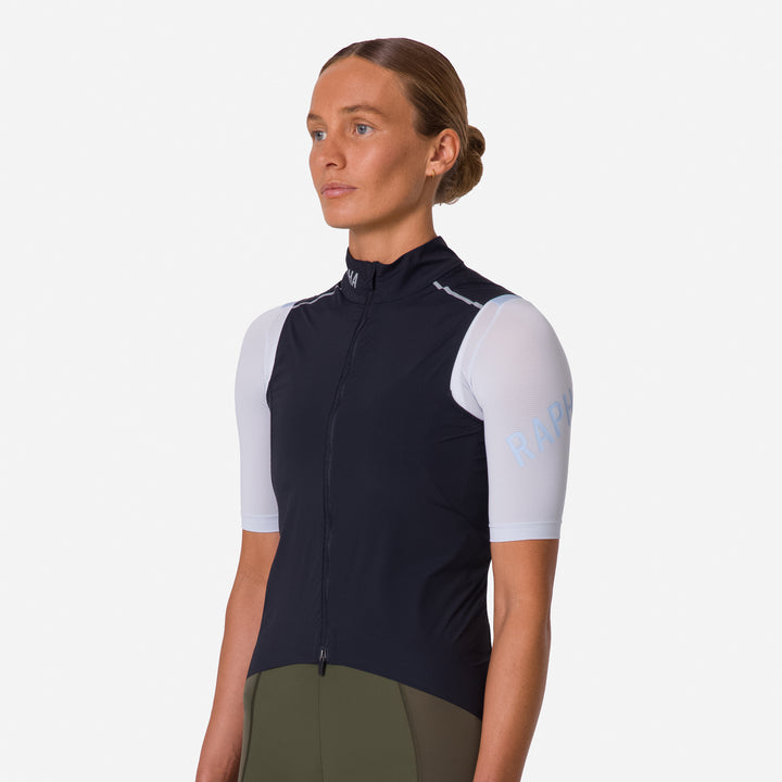 Rapha Women's Pro Team Gilet II (Black/Silver) - Dragonspine Cycling