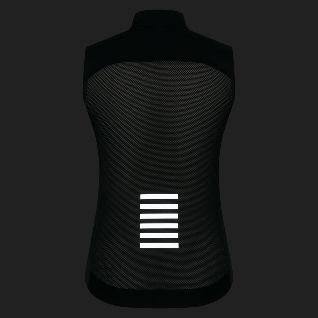 Rapha Women's Pro Team Gilet II (Black/Silver) - Dragonspine Cycling