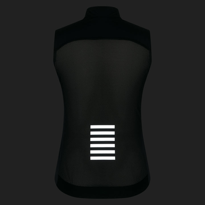 Rapha Women's Pro Team Gilet II (Black/Silver) - Dragonspine Cycling
