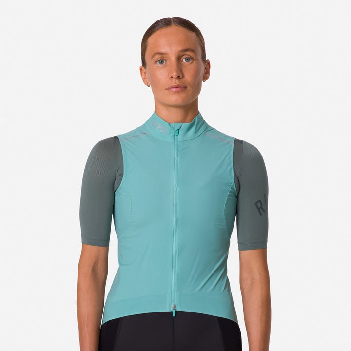 Rapha Women's Pro Team Gilet II (Lagoon/Silver Reflective) - Dragonspine Cycling