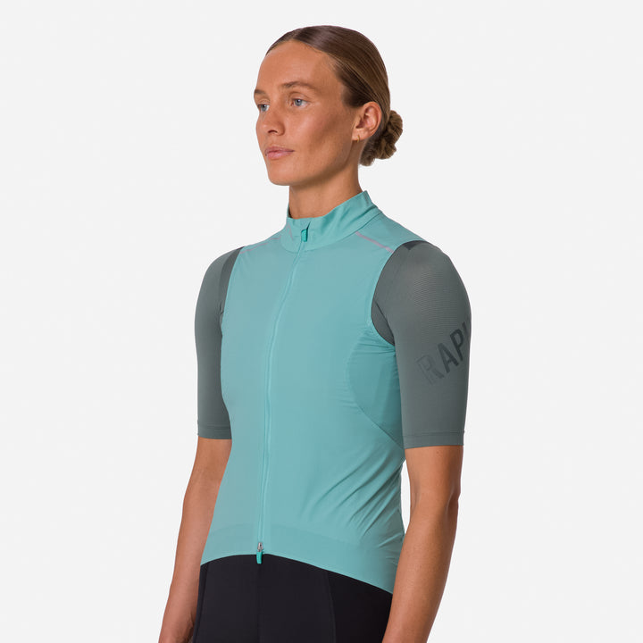 Rapha Women's Pro Team Gilet II (Lagoon/Silver Reflective) - Dragonspine Cycling