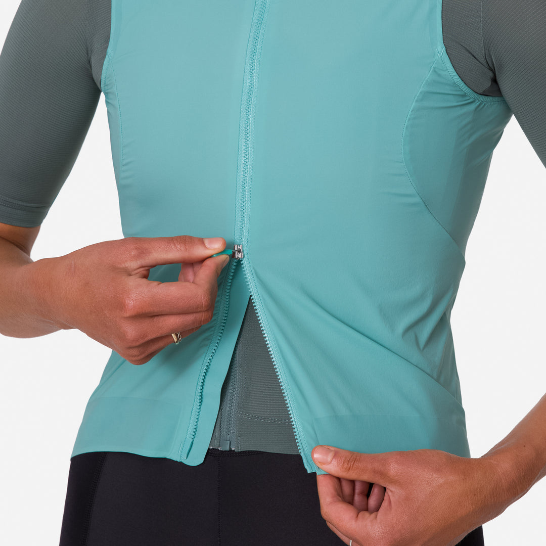 Rapha Women's Pro Team Gilet II (Lagoon/Silver Reflective) - Dragonspine Cycling