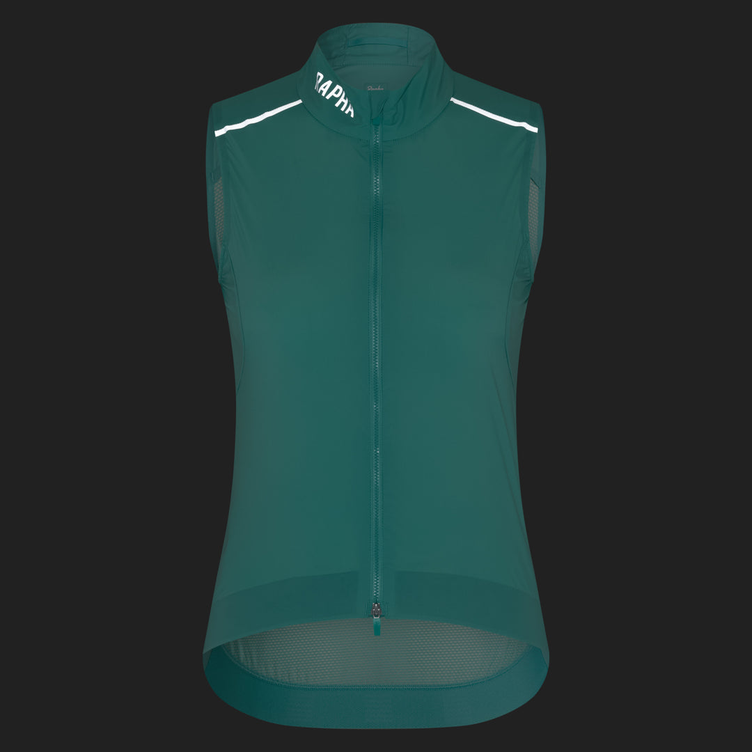 Rapha Women's Pro Team Gilet II (Lagoon/Silver Reflective) - Dragonspine Cycling