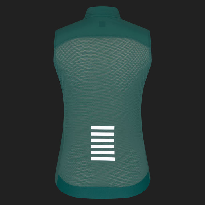 Rapha Women's Pro Team Gilet II (Lagoon/Silver Reflective) - Dragonspine Cycling