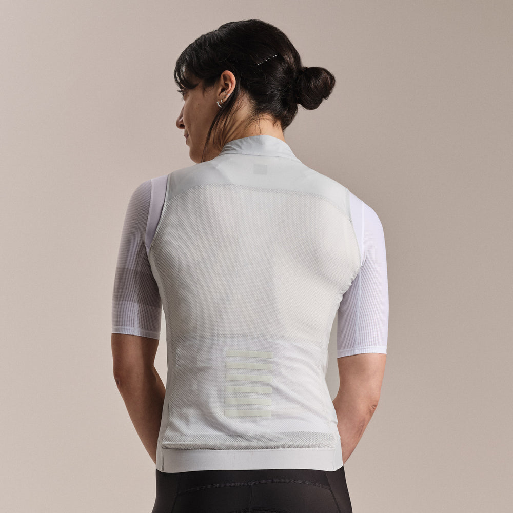 Rapha Women's Pro Team Gilet II (Silver/White) - Dragonspine Cycling