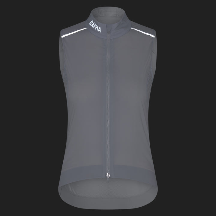 Rapha Women's Pro Team Gilet II (Silver/White) - Dragonspine Cycling
