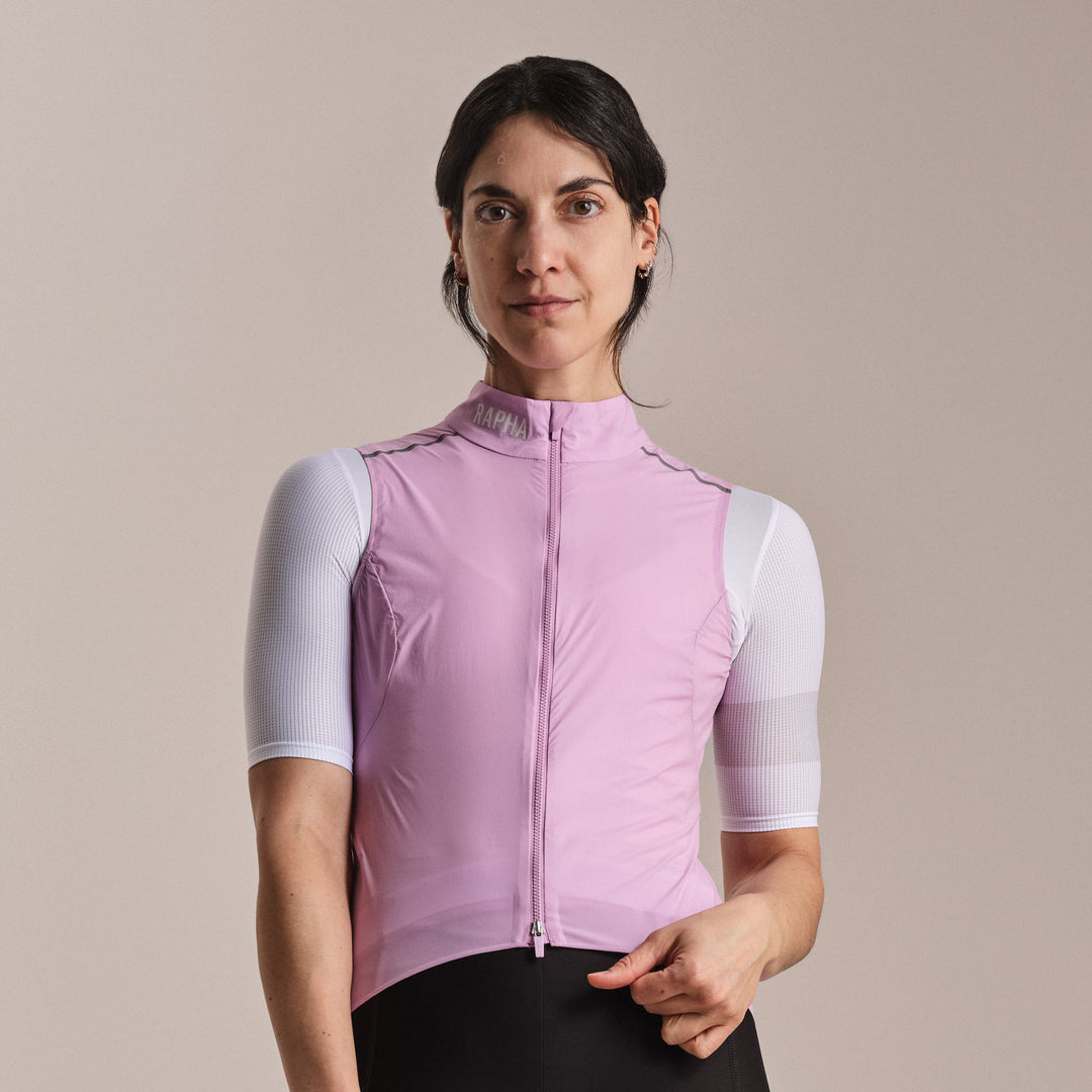 Rapha Women's Pro Team Gilet II (Quartz/White) - Dragonspine Cycling