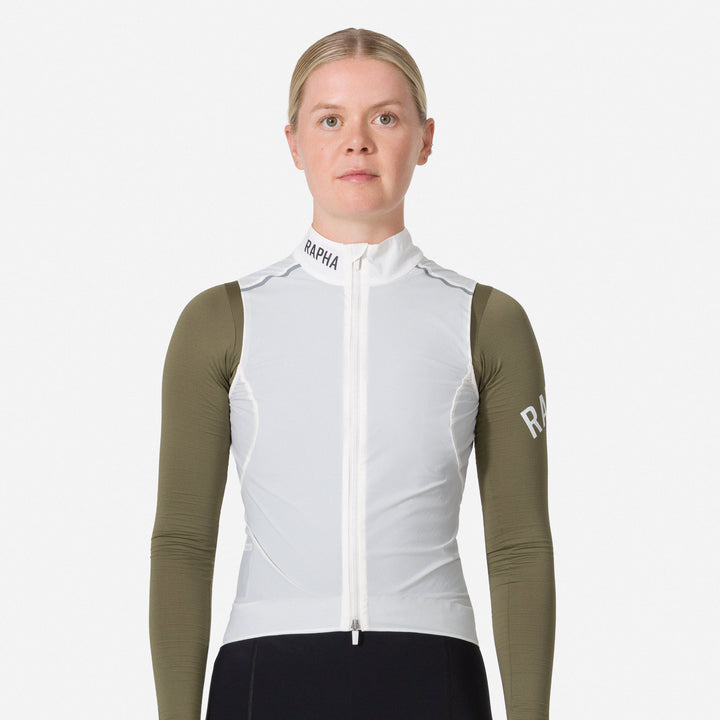 Rapha Women's Pro Team Gilet II (White) - Dragonspine Cycling