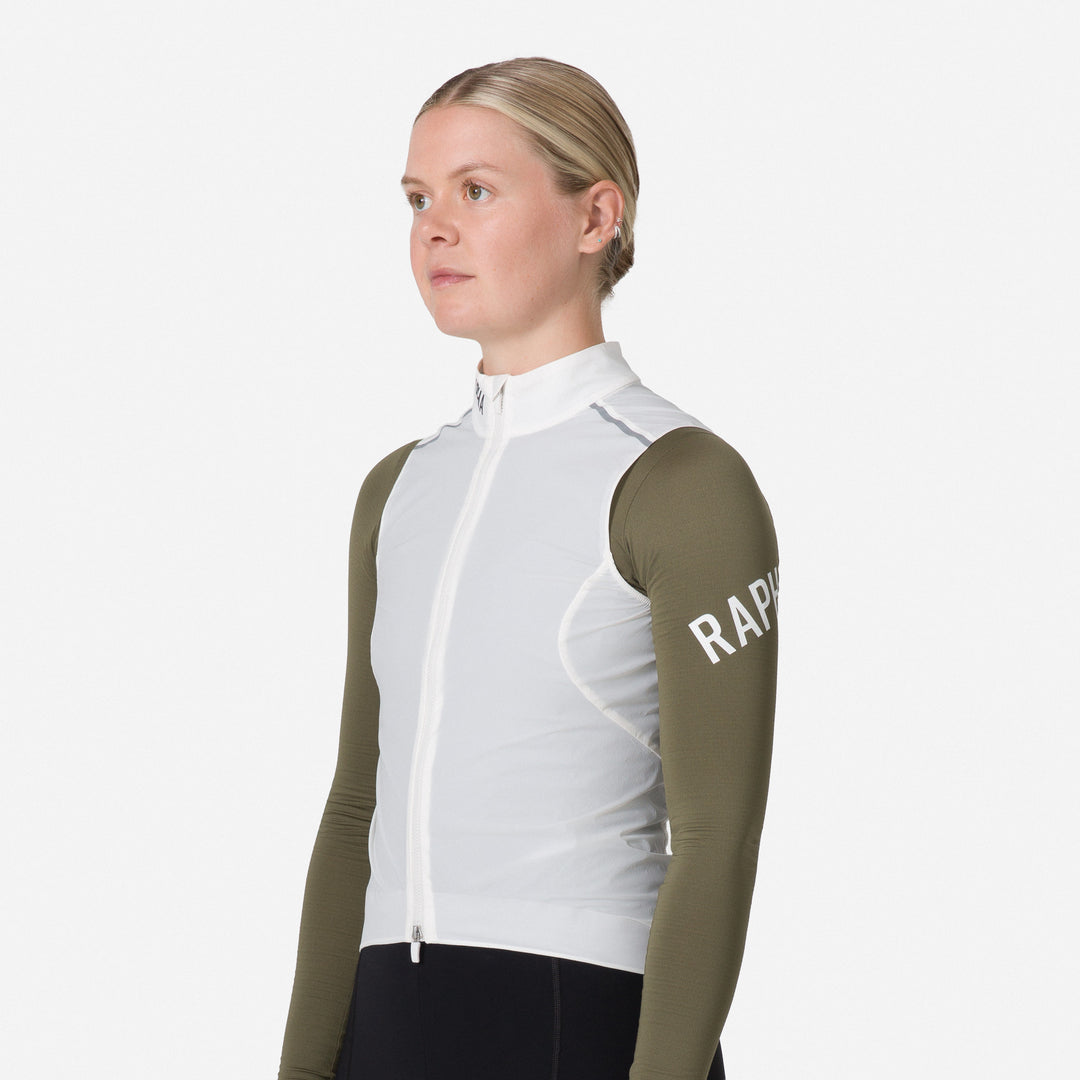 Rapha Women's Pro Team Gilet II (White) - Dragonspine Cycling