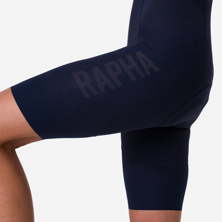 Rapha Women's Pro Team Powerweave Bib Shorts (Dark Navy) - Dragonspine Cycling