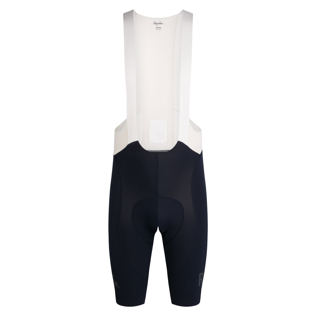 Rapha RCC Pro Team Bib Shorts (Dark Navy/White) - Dragonspine Cycling