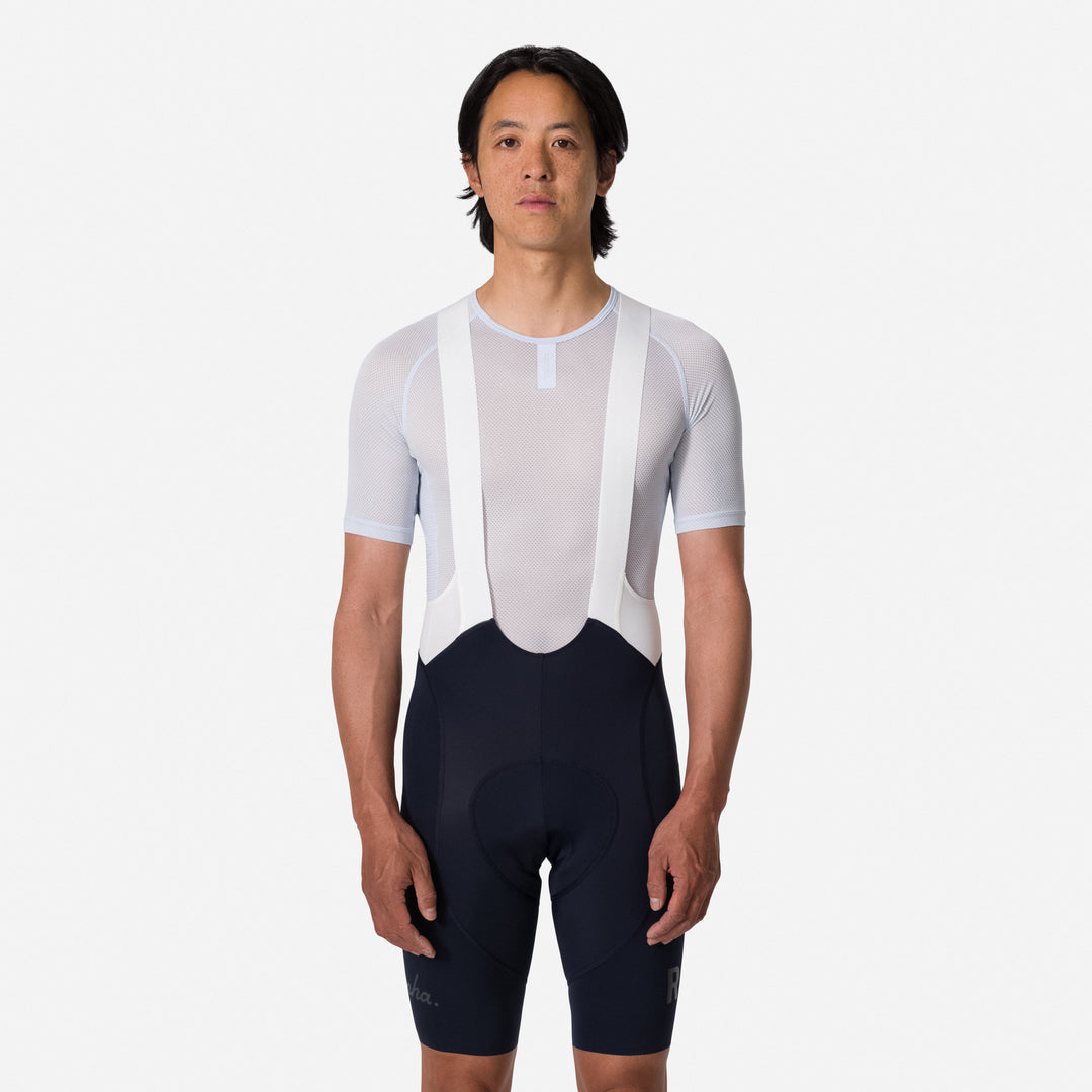 Rapha RCC Pro Team Bib Shorts (Dark Navy/White) - Dragonspine Cycling