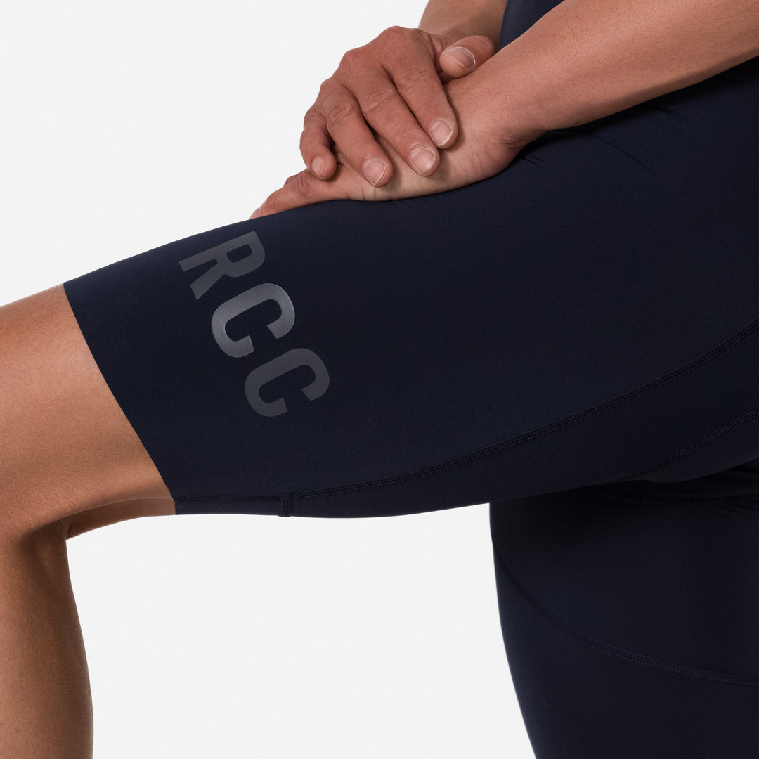 Rapha RCC Pro Team Bib Shorts (Dark Navy/White) - Dragonspine Cycling