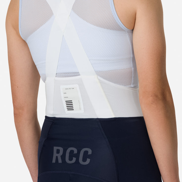Rapha RCC Women's Pro Team Bib Shorts (Dark Navy/White) - Dragonspine Cycling