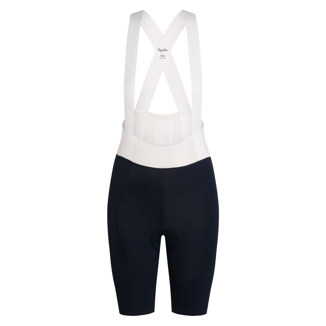 Rapha RCC Women's Pro Team Bib Shorts (Dark Navy/White) - Dragonspine Cycling
