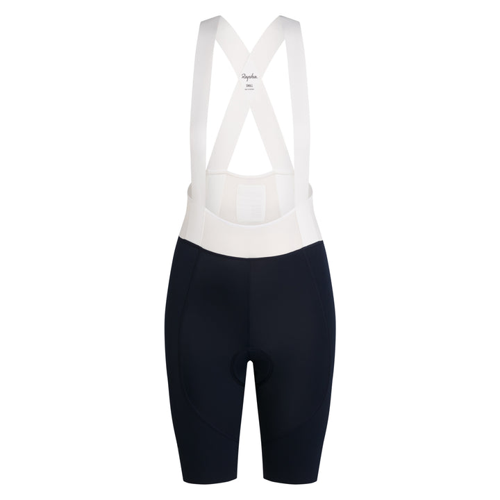 Rapha RCC Women's Pro Team Bib Shorts (Dark Navy/White) - Dragonspine Cycling