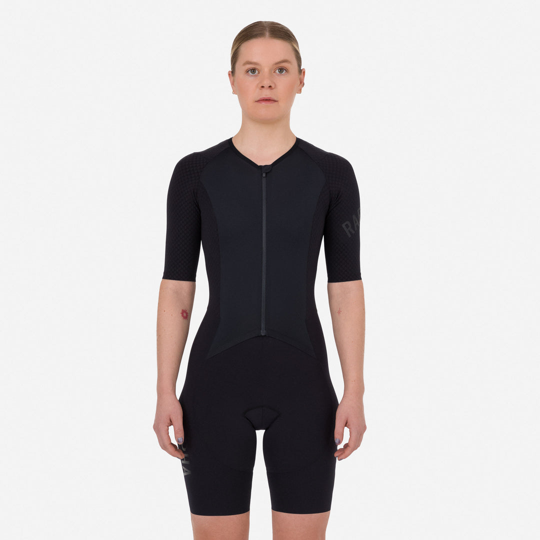 Rapha Women's Pro Team Roadsuit (Black/Black) - Dragonspine Cycling
