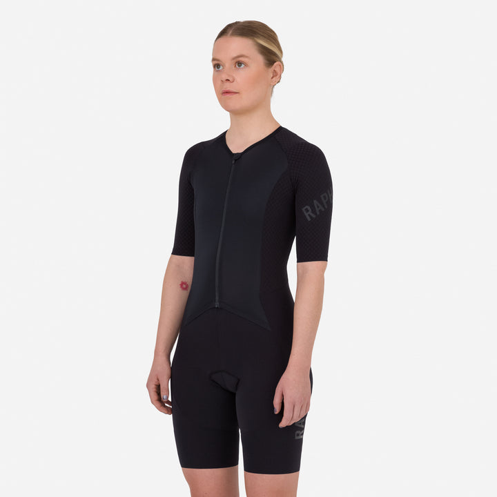 Rapha Women's Pro Team Roadsuit (Black/Black) - Dragonspine Cycling