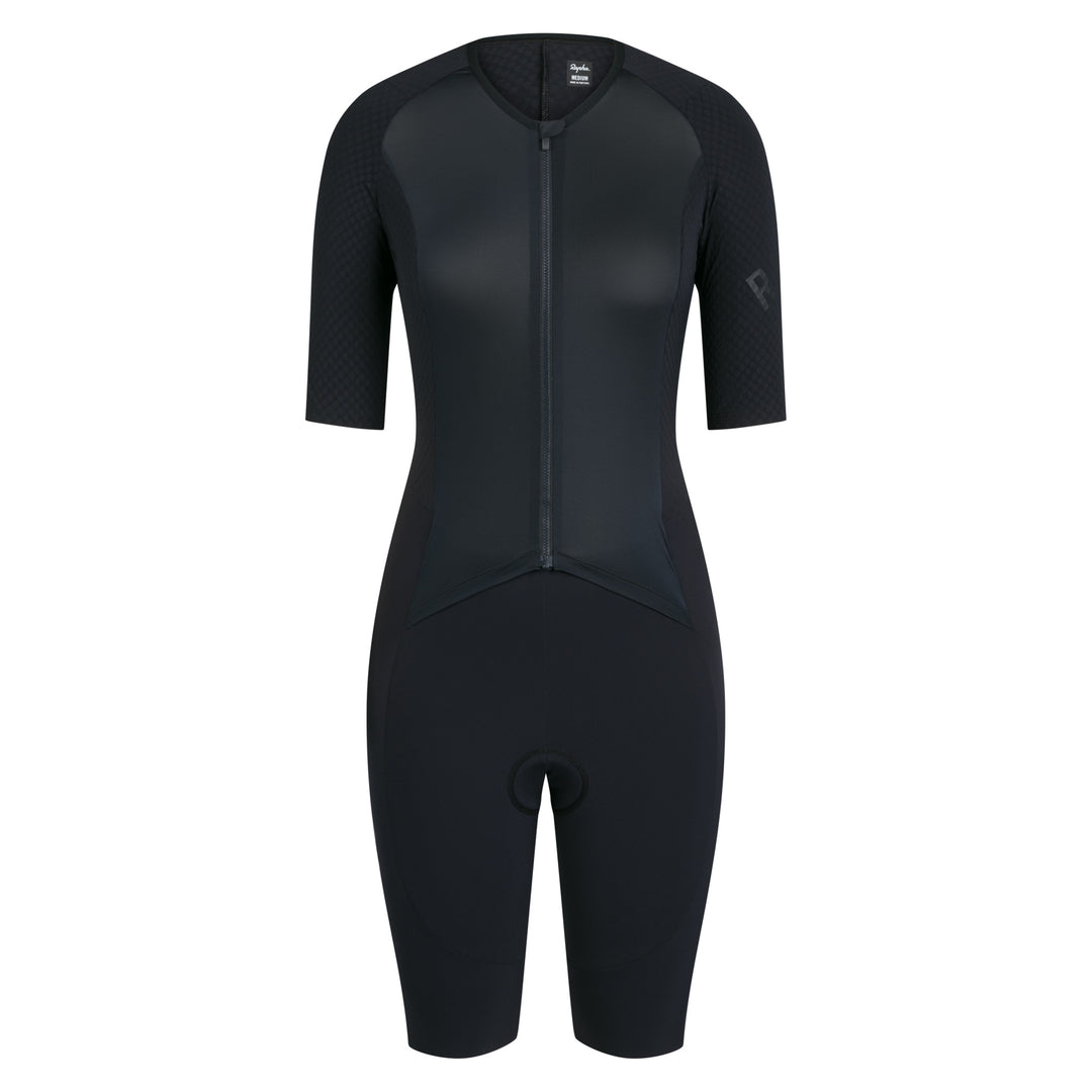 Rapha Women's Pro Team Roadsuit (Black/Black) - Dragonspine Cycling