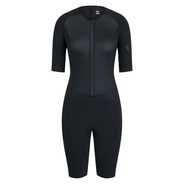 Rapha Women's Pro Team Roadsuit (Black/Black) - Dragonspine Cycling