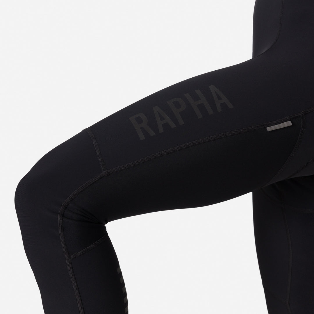 Rapha Men's Pro Team Winter Tights III (Black/Black) - Dragonspine Cycling