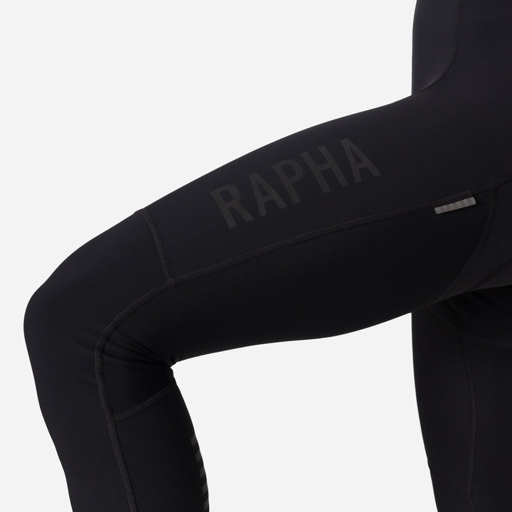 Rapha Men's Pro Team Winter Tights III (Black/Black) - Dragonspine Cycling