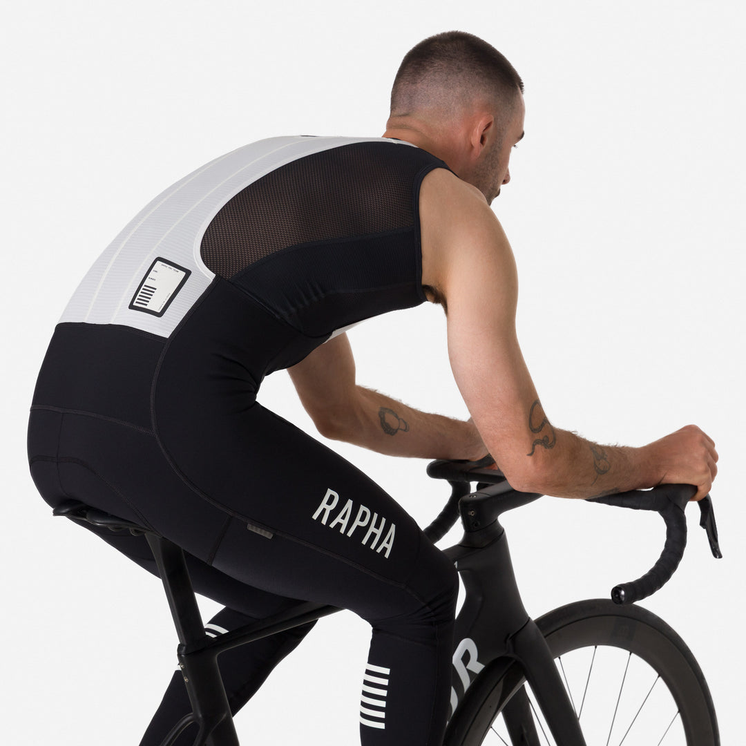 Rapha Men's Pro Team Winter Tights III (Black/White) - Dragonspine Cycling