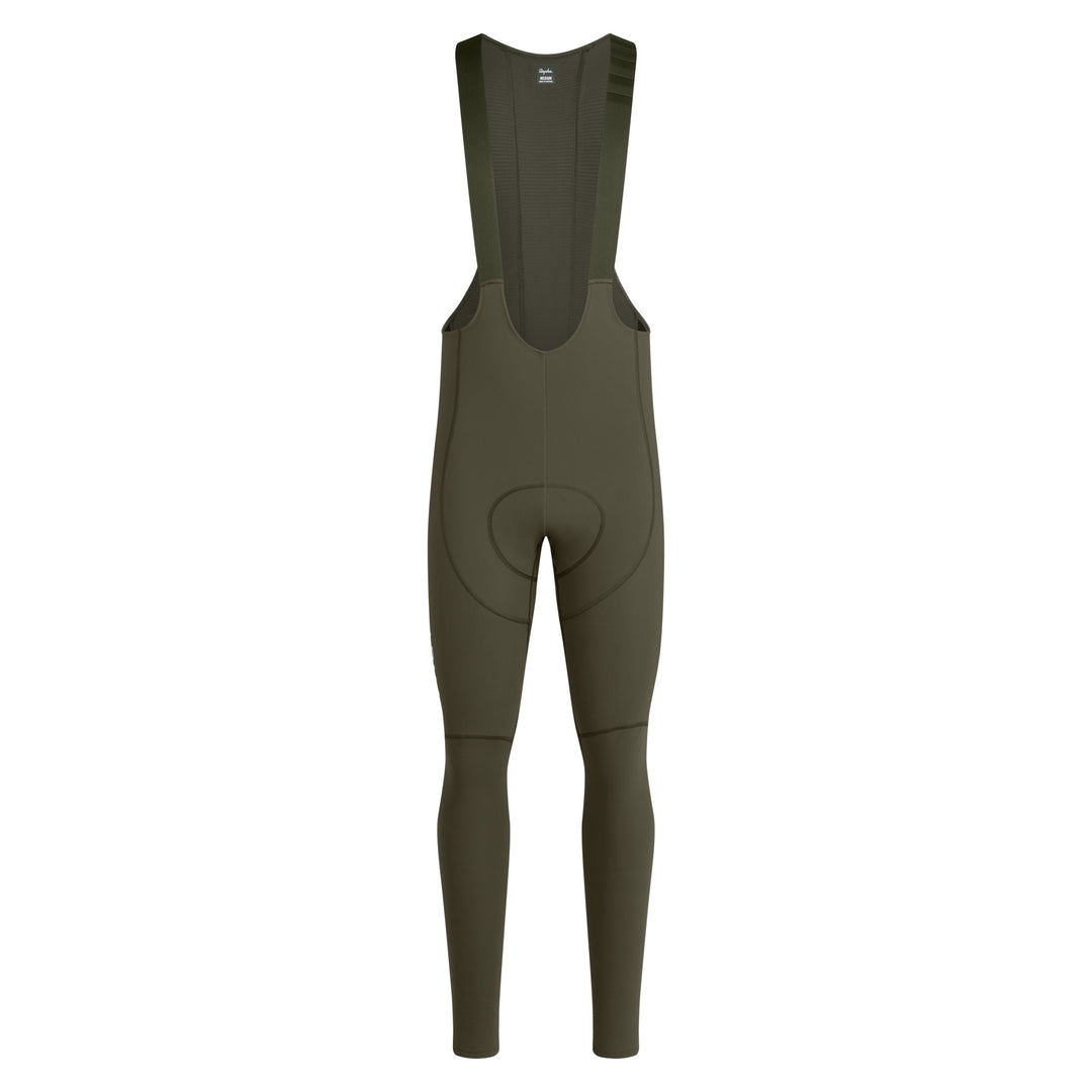 Rapha Men's Pro Team Winter Tights III (Dark Green/White) - Dragonspine Cycling