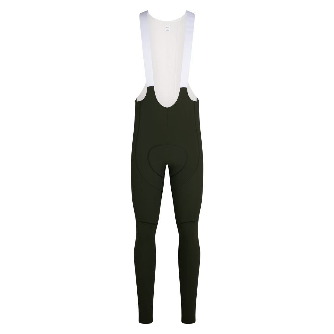 Rapha Men's Pro Team Winter Tights III (Bottle Green/White) - Dragonspine Cycling