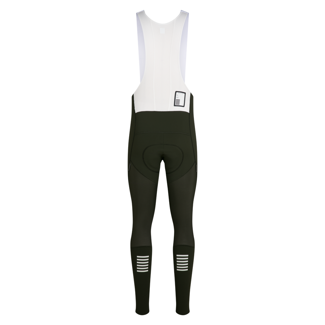 Rapha Men's Pro Team Winter Tights III (Bottle Green/White) - Dragonspine Cycling