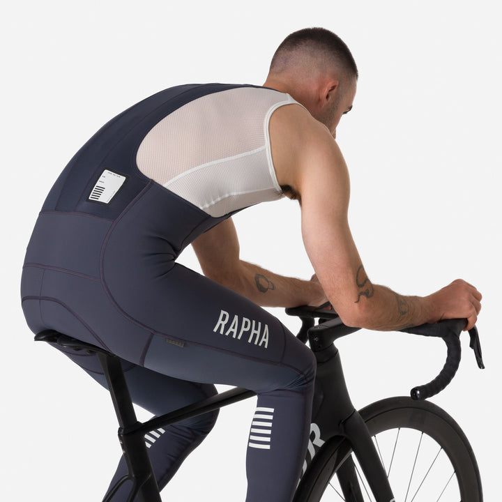 Rapha Men's Pro Team Winter Tights III (Dark Grey/White) - Dragonspine Cycling