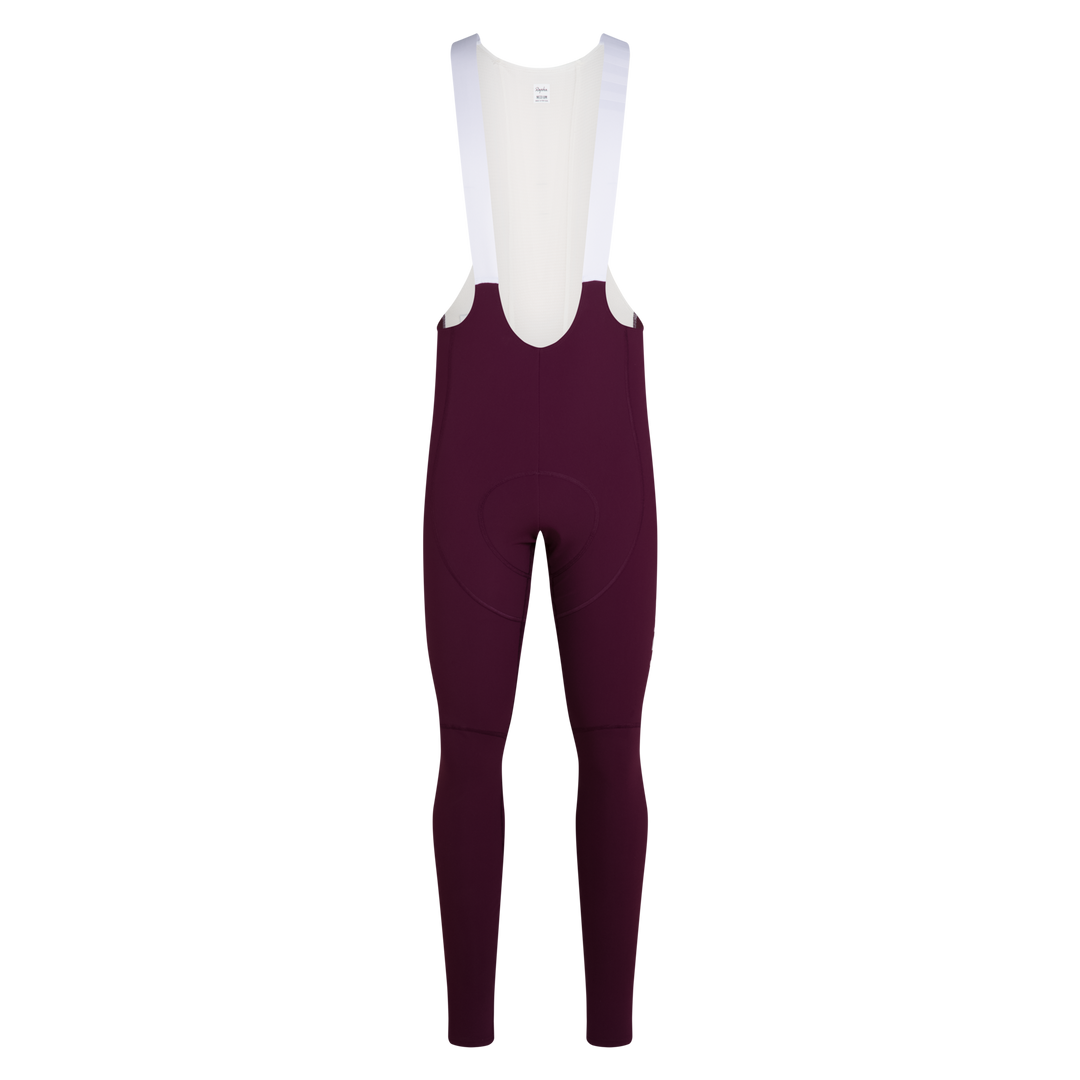 Rapha Men's Pro Team Winter Tights III (Plum/White) - Dragonspine Cycling