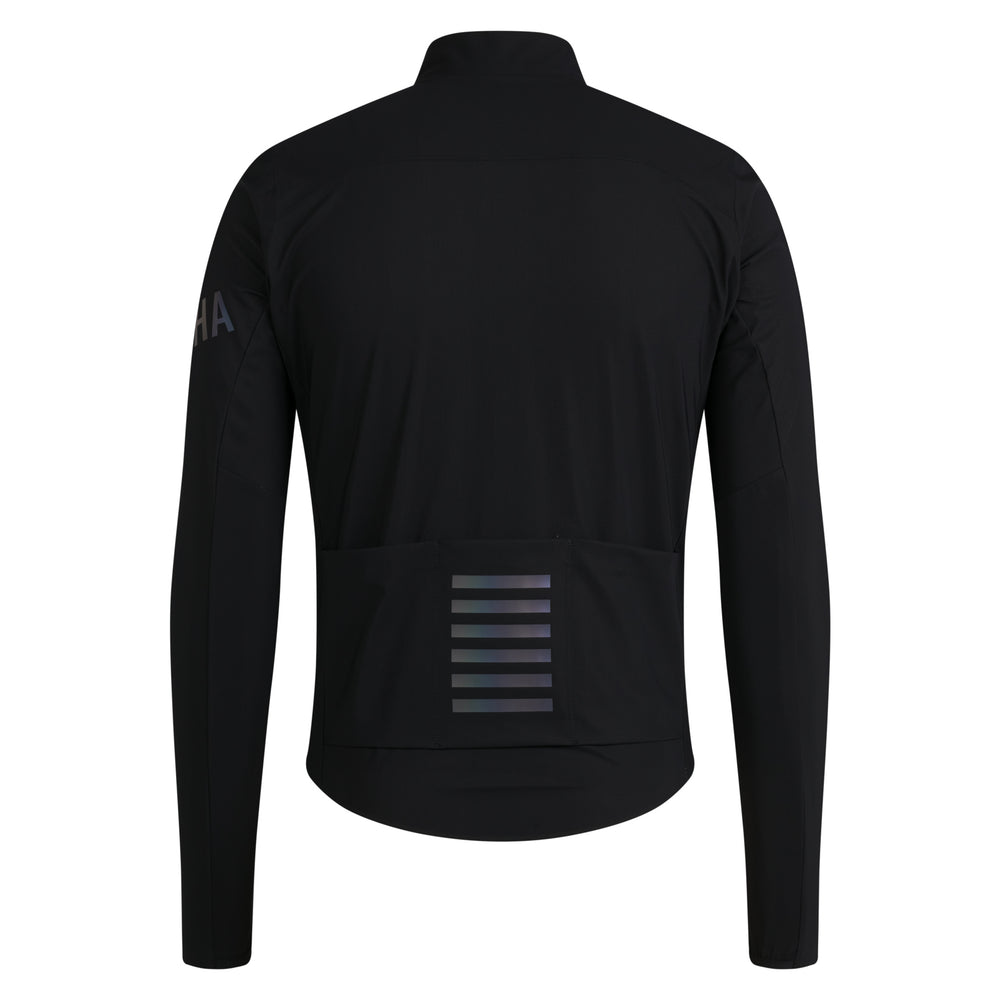 Rapha Men's Pro Team Long Sleeve Shadow Jersey (Black/Rainbow Reflective) - Dragonspine Cycling