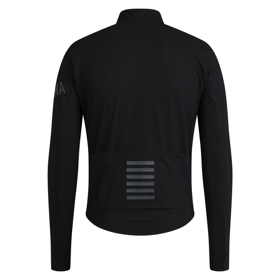 Rapha Men's Pro Team Long Sleeve Shadow Jersey (Black/Rainbow Reflective) - Dragonspine Cycling