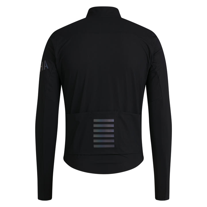 Rapha Men's Pro Team Long Sleeve Shadow Jersey (Black/Rainbow Reflective) - Dragonspine Cycling