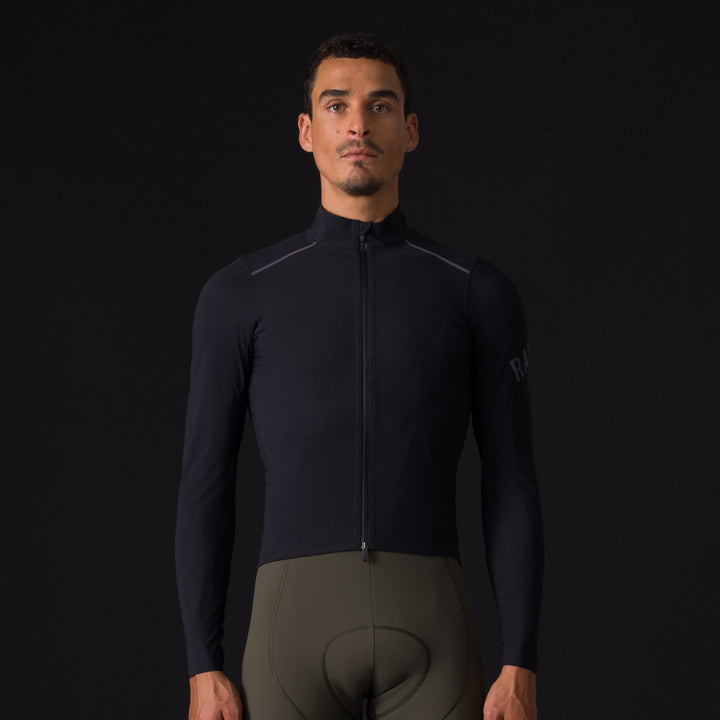 Rapha Men's Pro Team Long Sleeve Shadow Jersey (Black/Rainbow Reflective) - Dragonspine Cycling