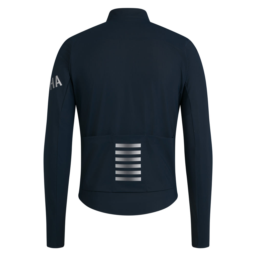 Rapha Men's Pro Team Long Sleeve Shadow Jersey (Carbon/Silver Reflective) - Dragonspine Cycling