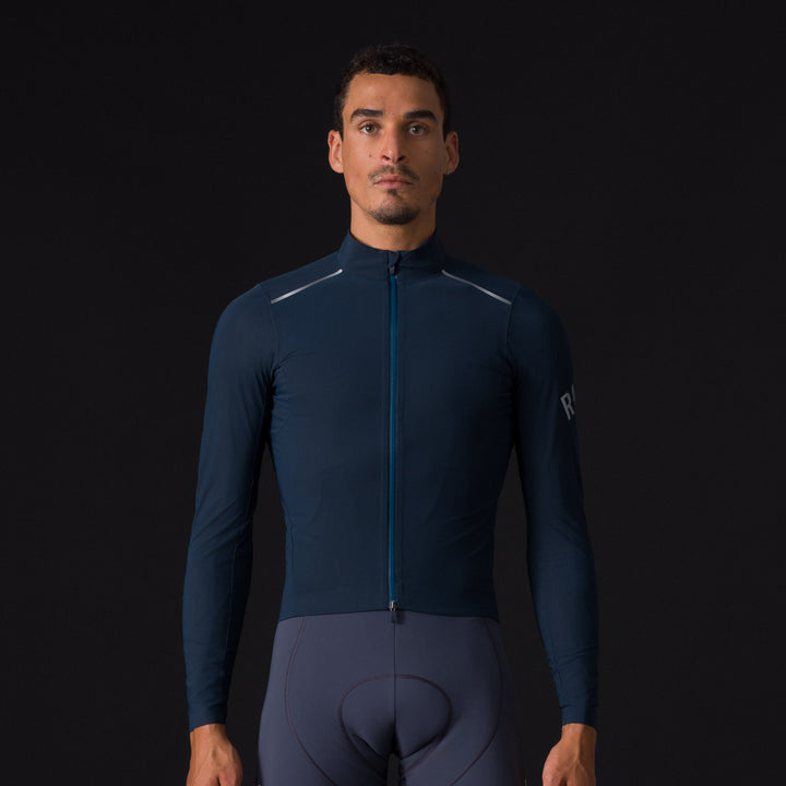 Rapha Men's Pro Team Long Sleeve Shadow Jersey (Carbon/Silver Reflective) - Dragonspine Cycling