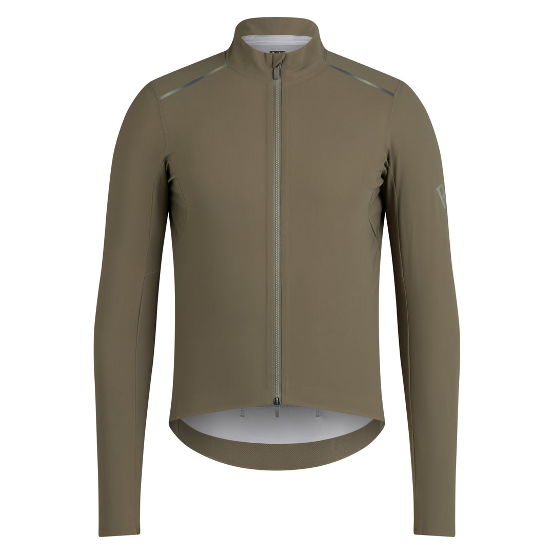 Rapha Men's Pro Team Long Sleeve Shadow Jersey (Moss Green/Khaki Reflective) - Dragonspine Cycling